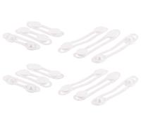 Loquets de sécurité adhésifs pour portes et tiroirs - Souples - x12 [AGT]