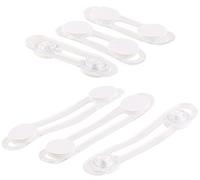 Loquets de sécurité adhésifs pour portes et tiroirs - Souples - x6 AGT
