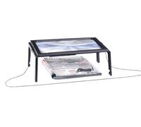 AGT Loupe de lecture XXL à 4 LED grossissement 3x