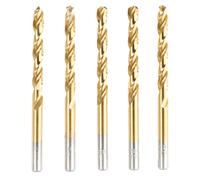 Pack de 5 forets HSS avec revêtement titane - 5 mm G