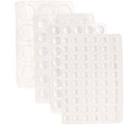 AGT Pastilles Antichoc Transparentes pour Meubles & Portes - x136