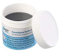 AGT Pâtes à braser - métal Liquide: Masse de brasage à Froid pour métaux, formable, résistant à la Chaleur jusqu'à 1 100 °C (Mastic métallique, Soudure à Froid, Fonte)