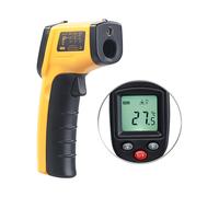 AGT Pistolet thermomètre infrarouge sans contact de -50 à 380 °C avec pointeur laser