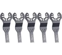 AGT Professional 5 Lames de scie plongeante pour outils multifonctions, 10 mm, CRV