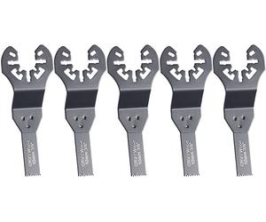AGT Professional 5 Lames de scie plongeante pour outils multifonctions, 10 mm, CRV