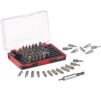 AGT Professional Embouts de vissage en acier chrome-vanadium avec support magnétique - 61 pièces
