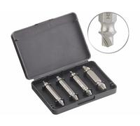 AGT Professional Kit de 4 extracteurs de vis endommagées en acier HSS