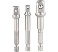 AGT Professional Pack de 3 adaptateurs 6 pans vers 4 pans