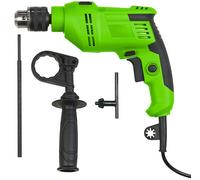 AGT Professional Perceuse à Percussion filaire 550/800 W et accessoires