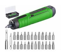 AGT Professional Visseuse sans fil avec 25 embouts AW-3.st