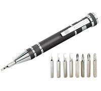 AGT Tournevis 8 en 1 au format stylo avec embouts magnétiques