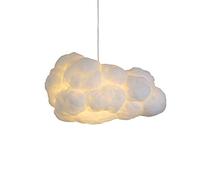 Agteruo Plafonnier Moderne en Forme de Nuage Blanc Flottant, luminaire créatif à Suspendre, idéal pour Un Salon, Un Restaurant ou Une Chambre d'enfant, 60 cm