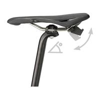 KLICKfix Sacoche de vélo Contour pour adulte unisexe Noir Taille unique Ø 6-7 mm
