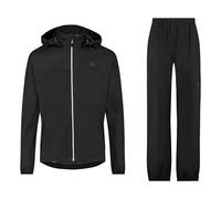 Agu Go Rain Essential Jacket And Pants Set Noir 2XL Homme Black