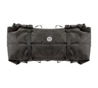 AGU Sacoche de Guidon pour Vélo Bikepacking, Sacoche de Guidon 17 litres, Hydrofuge, Réfléchissante, Montage Simple, 100% Polyester Recyclé - Noir Réfléchissant