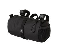 AGU Sacoche de Guidon pour Vélo Roll Bag, Sacoche de Guidon 1,5 litres, Hydrofuge, Réfléchissante, Montage Simple, 100% Polyester Recyclé - Noir
