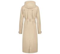 Veste imperméable long femme Agu Trench Coat Beige