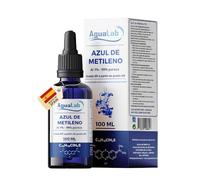 Agualab Bleu de méthylène à 1 % | Solution grade EP 100 ml, haute pureté 99 % pour laboratoire | Flacon en verre ambré avec doseur | Usage technique professionnel