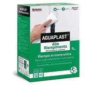 Aguaplast Remplissage en poudre élevé, mastic intérieur en épaisseurs élevées. 10 cm d'épaisseur en main unique. 4 kg