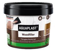 AGUAPLAST Woodfiller, mastic à bois en pâte colorée pour remplir les trous et les fissures dans la main unique sans retrait - Noyer foncé