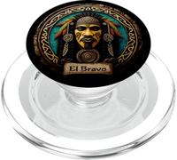 Agüeybaná El Bravo Taíno Chief Porto Rico Legend Art PopSockets PopGrip pour MagSafe
