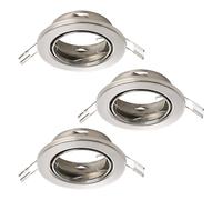 Eglo Lot de 3 spots encastrables Agulo 1, lampes orientables, luminaire
