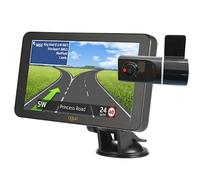 Aguri GPS RV760 pour camping-car et caravane avec caméra de tableau de bord haute définition à distance et carte SD 32 Go avec écran LCD 7", Wi-Fi intégré et cartographie complète du Royaume-Uni et de