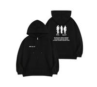 AGUST D Day Day SWAODIE Suga Solo Même Sweat-Shirt pour Hommes Fans Filles Black A Thickened-L