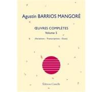 Agustin Barrios Mangore Oeuvres Complete Vol.5 Duos Pour Guitare G