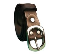 AGUTALITHIC Ceinture De Travail Robuste Cuir Pleine Fleur 30mm De Large Sangle Fine à La Taille Boucle Haute Résistance Emballée dans Un Coffret Cadeau(110cm/43, Black)