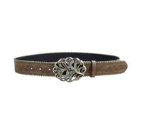 AGUTALITHIC Femme Ceinture Gaufrée Feuilles De Rose Western Boucle Gravée Strass Fleurs Creuses Sangle De Taille pour Une Décoration Quotidienne(105cm/41, Butterfly)