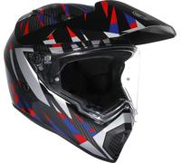 Casque Intégral AGV AX9 CARBON Steppa Carbon/Red/Blue