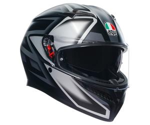 AGV C3 2.6 Composé Casque Intégral Mat/Noir/Gris L unisex