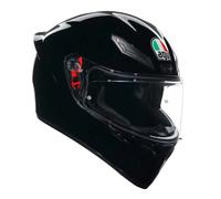 AGV Casque intégral K1 S E2206 – ECE, spoiler aérodynamique, visière anti-rayures – Noir 59