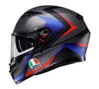 AGV K3 2.6 Striga Casque Intégral Mat/Noir/Rouge/Bleu S unisex
