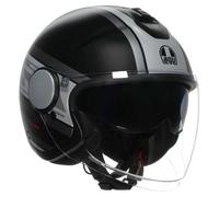 AGV Eteres Mondello Casque jet, noir/gris, Taille S (55/56)
