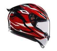 AGV Casque intégral K1 S Lion – XL Noir/Rouge/Blanc