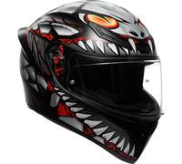 AGV CASQUE K1 S LYZARD - XXL - CASQUE K1 S LYZARD - NOIR/ROUGE/GRIS