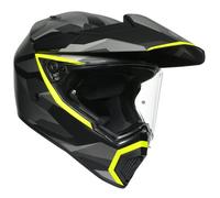 AGV Casque moto AX9 Siberia Matt Black / Yellow Fluo XXS