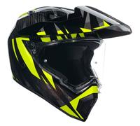 AGV Casque moto AX9 Steppa Carbon Grey / Yellow Fluo XXL