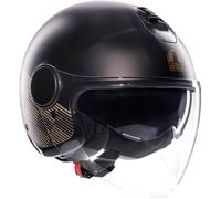 Casque Jet AGV ETERES Ponza Matt Black/Gold