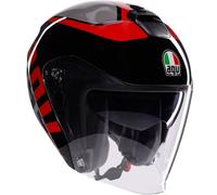 AGV Casque moto Irides Valenza Matt Grey / Black / Red XL