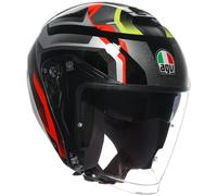 AGV Casque moto Irides Zurigo Black / Red / Yellow Fluo M