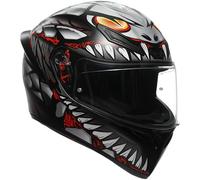AGV K1 S Lyzard Casque, noir-gris-rouge, taille L pour homme