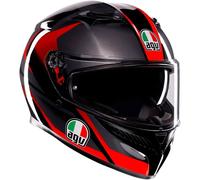 AGV Casque moto K3 E2206 Striga Black / Grey / Red M