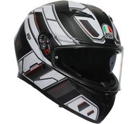 AGV Casque moto K3 MPLK Rivia Matt Black / White XS