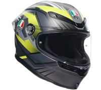 AGV K6 S Excite, casque intégral XXL Mat Gris/Jaune Néon Mat Gris/Jaune Néon