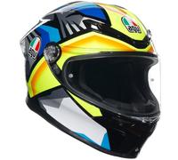 AGV Casque moto K6 S Joan Mir Black / Blue / Yellow S