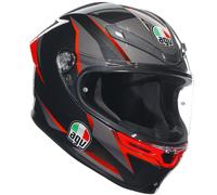 AGV Casque moto K6 S Slashcut Black / Grey / Red S