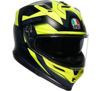 AGV Casque moto K7 Glimpse Matt Black / Yellow Fluo XXL